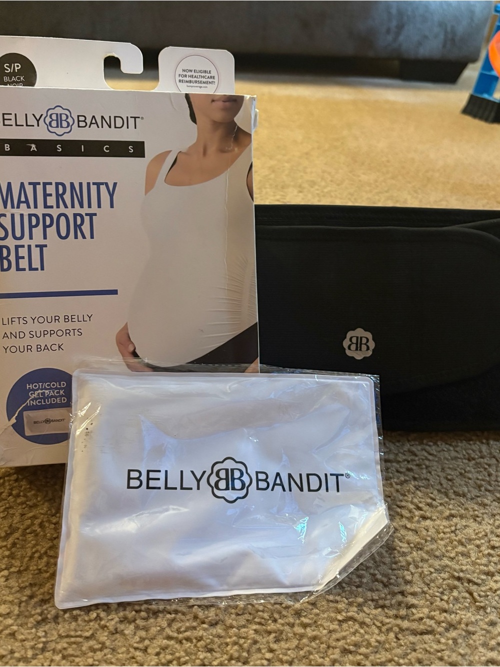 NWT Belly bandit maternity belt - black